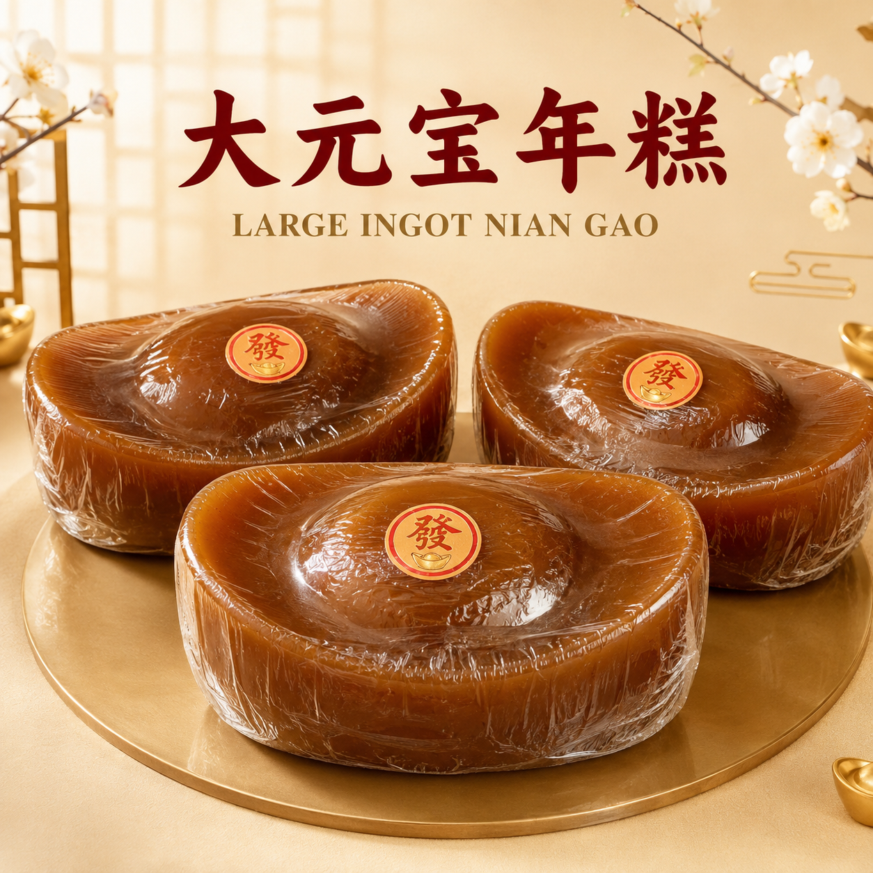 Large Ingot Nian Gao 大元宝年糕