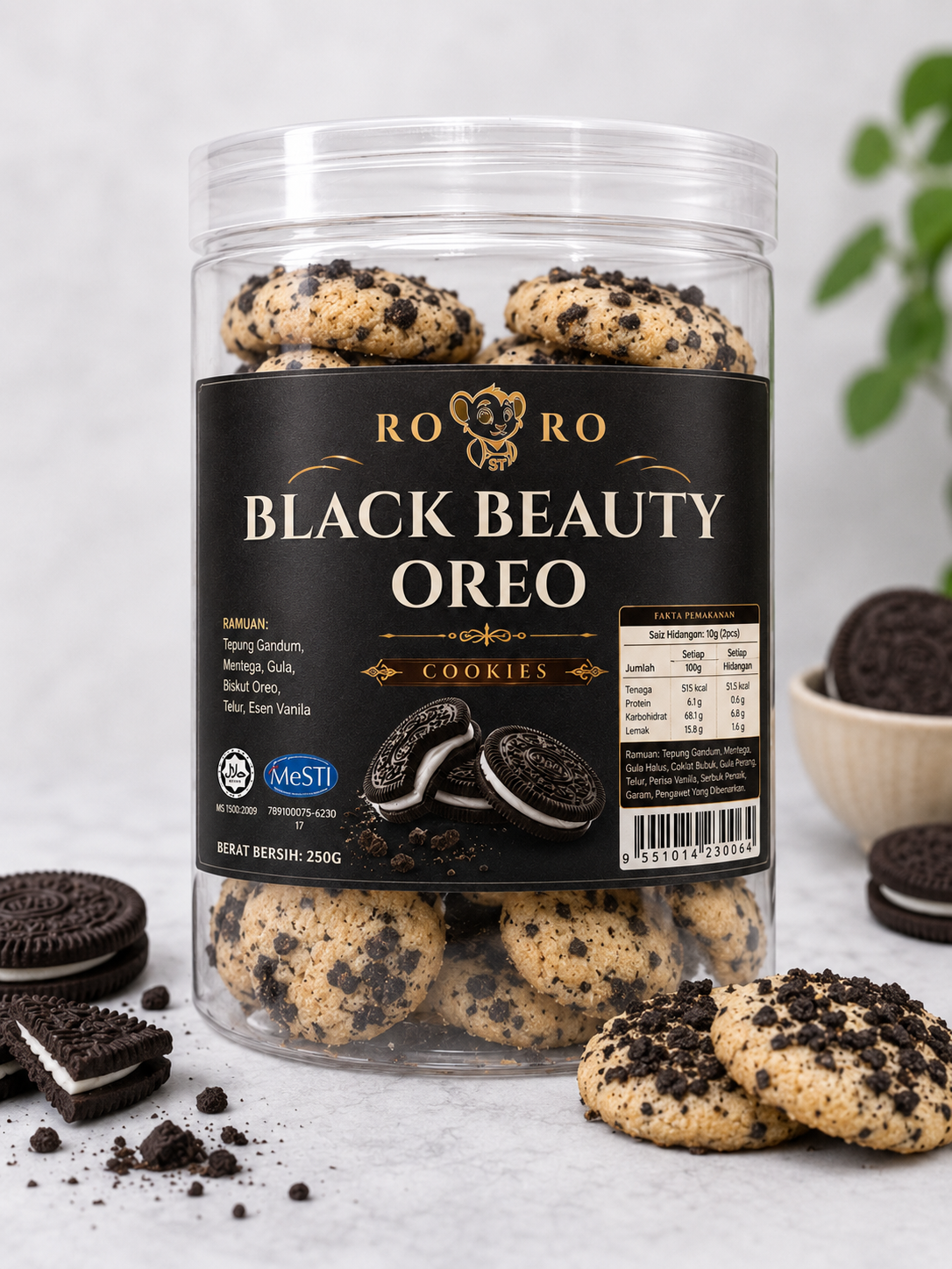 Black Beauty Oreo Cookies