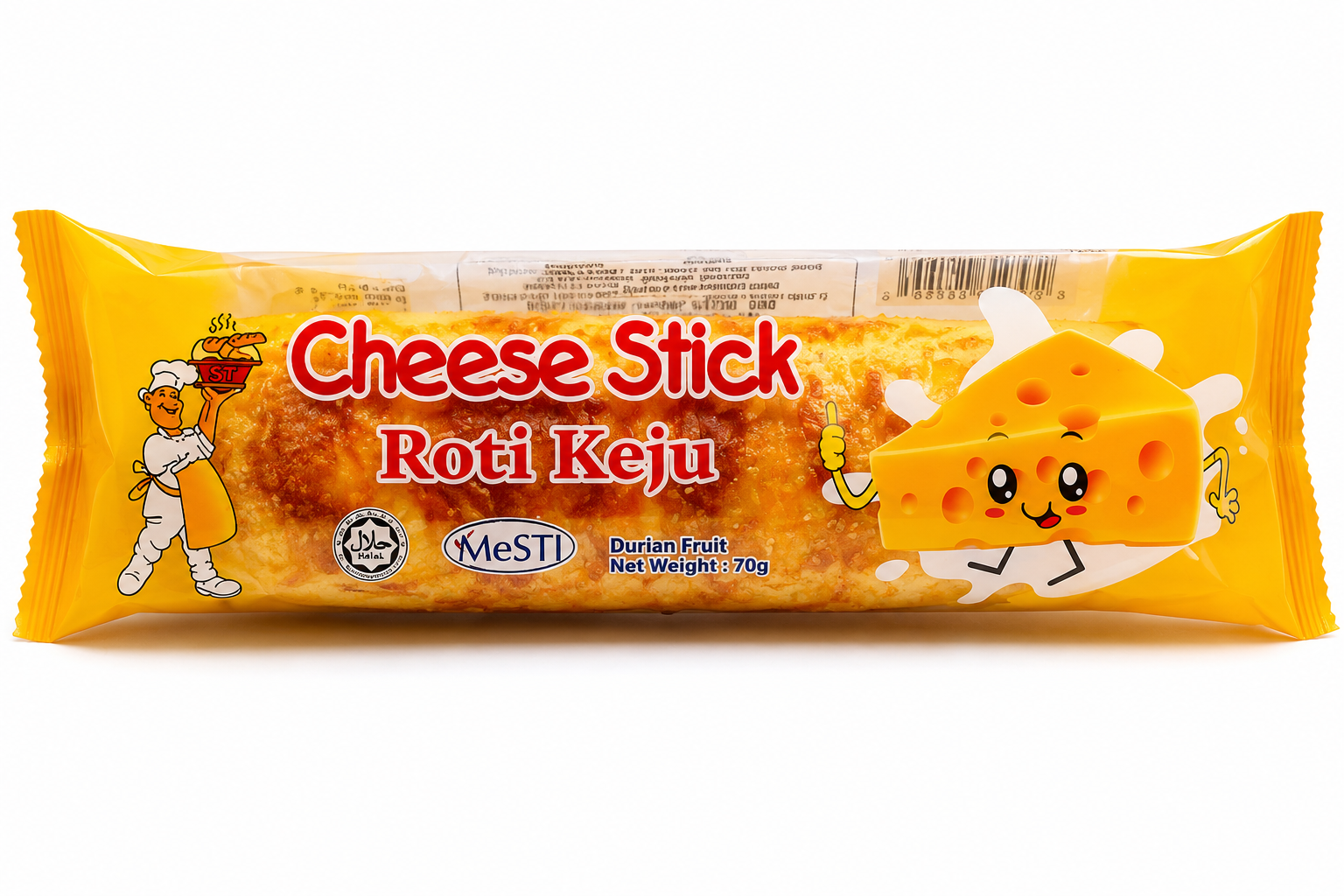 Cheese Stick Bun / Roti Keju